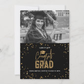 2025年写真卒業発表のクラス 招待状 (正面)