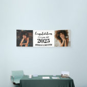 2025年写真研究科2名おめでとうございます 横断幕 (トレードショー)