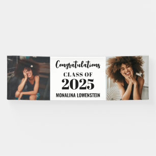2025年写真研究科2名おめでとうございます 横断幕