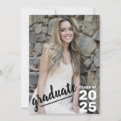 2025年写真高校モダン卒業のクラス 案内状 (正面)