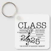 2025年制行進バンド卒業感動的 キーホルダー (正面)