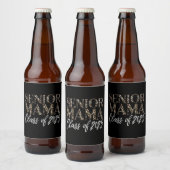 2025年卒業おめでとう クラスオブ2025 プライドをもったママ ビールラベル (ボトル)