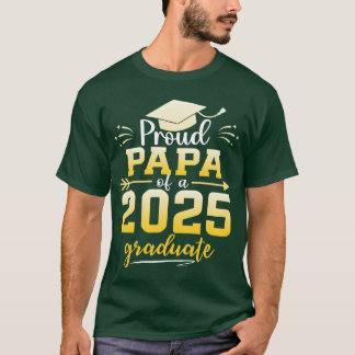 2025年卒業おめでとう パパとして誇り Tシャツ