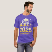 2025年卒業おめでとう!自慢の姪っ子 Tシャツ (正面フル)