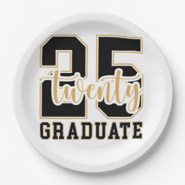 2025年卒業お祝い ペーパープレート