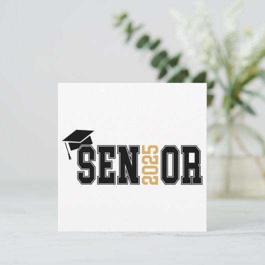 2025年卒業お祝い 招待状 (スタンド正面)