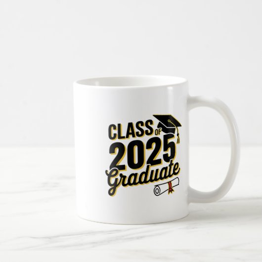 2025年卒業のクラス2025 _1 コーヒーマグカップ (右)