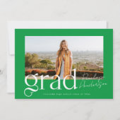 2025年卒業のグリーンスクールカラー写真教室 案内状 (正面)