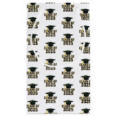 2025年卒業のレターマン大学クラス スモールペーパーバッグ (裏面)