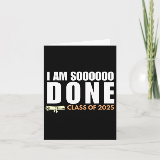 2025年卒業の卒業生のClで済んだ カード (正面)