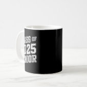 2025年卒業の女子高生のクラス コーヒーマグカップ (正面左)