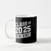 2025年卒業の女子高生のクラス コーヒーマグカップ (左)