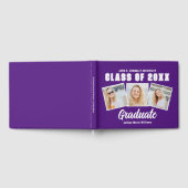 2025年卒業の紫の白い写真教室 ゲストブック (全面)