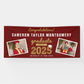 2025年卒業はっきりしたスケッチ2写真卒業パーティー 横断幕 (横)