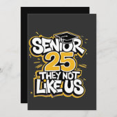 2025年卒業は嫌いだ 招待状 (正面/裏面)