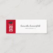 2025年卒業エレガント学級 スキニー名刺 (正面)