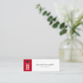 2025年卒業エレガント学級 スキニー名刺 (スタンド正面)