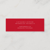 2025年卒業エレガント学級 スキニー名刺 (裏面)