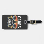 2025年卒業カスタム旅行グループのクラス ラゲッジタグ (正面横)