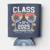 2025年卒業カスタム旅行グループのクラス 缶クーラー (正面)