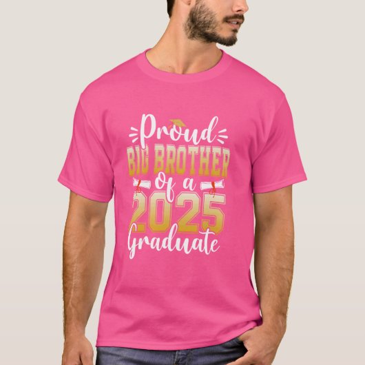 2025年卒業クラスのかっこいいお兄さん セニ Tシャツ (正面)
