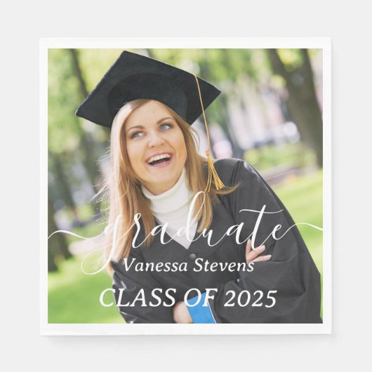 2025年卒業クラス写真 スタンダードランチョンナプキン (正面)