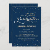 2025年卒業クラス招待状 招待状 (正面/裏面)