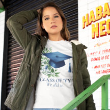 2025年卒業クラス青いモルタルボードで行った