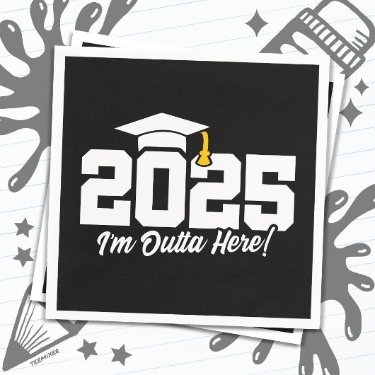 2025年卒業クラス2025年卒業 スタンダードカクテルナプキン