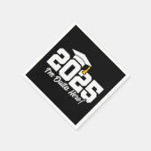 2025年卒業クラス2025年卒業 スタンダードカクテルナプキン (角)