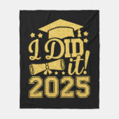 2025年卒業クラス2025年 フリースブランケット (正面)