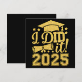 2025年卒業クラス2025年 招待状 (正面/裏面)