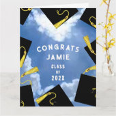 2025年卒業クラス カード (黄色い花)