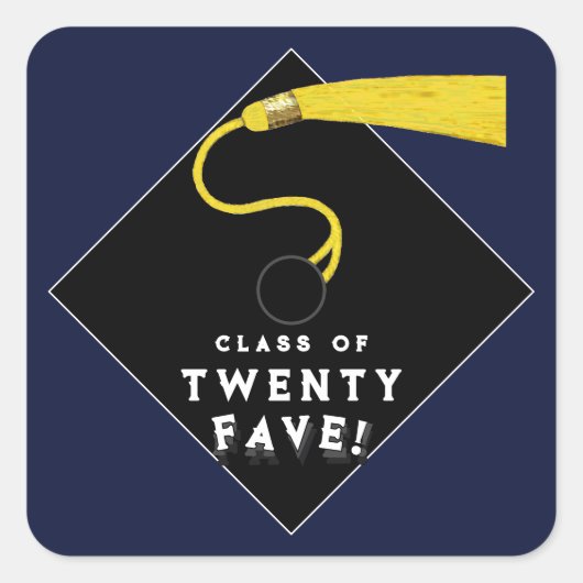 2025年卒業クラス スクエアシール (正面)