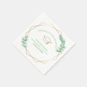 2025年卒業クラス スタンダードカクテルナプキン (角)