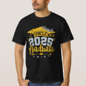 2025年卒業クラス 優等生の自慢のおおおじさん Tシャツ (正面)