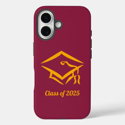 2025年卒業クラス MRNGLD 年号カスタム Case-Mate iPhoneケース (裏面)