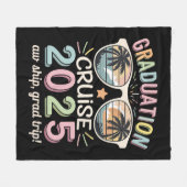 2025年卒業クルーズクルージング隊 フリースブランケット (正面(横))