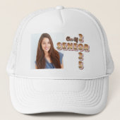 2025年卒業シニアフォトのクラス キャップ (正面)