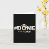 2025年卒業シニア2025年卒業Cl完了 カード (黄色い花)