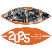 2025年卒業シニア4フォトオレンジ アメリカンフットボール (パネル)