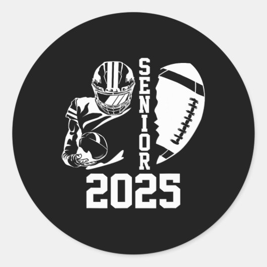 2025年卒業シニアCl American Foo ラウンドシール (正面)