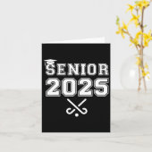 2025年卒業スクールGのシニアフィールドホッケーCl カード (黄色い花)