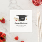 2025年卒業ナプキンスクラスパーティー食器 スタンダードカクテルナプキン (インサイチュ)