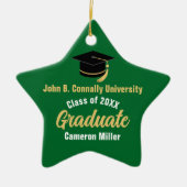 2025年卒業パーソナライズされた生星型 セラミックオーナメント (正面)