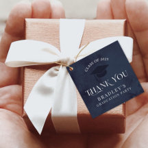 2025年卒業パーティーのネイビーモダンブルークラス