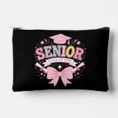 2025年卒業ピンクコケット弓の上級クラス アクセサリーポーチ (正面)