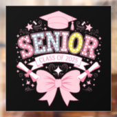 2025年卒業ピンクコケット弓の上級クラス ウィンドウサイン (シート2)