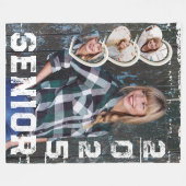 2025年卒業フォトキープサケの上級クラス フリースブランケット (正面(横))