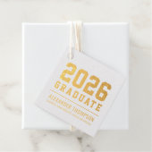 2025年卒業モダンパーティーフォイル フェイバータグ (箱)